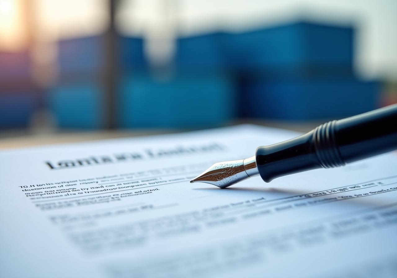 Logistics and legal documentation background